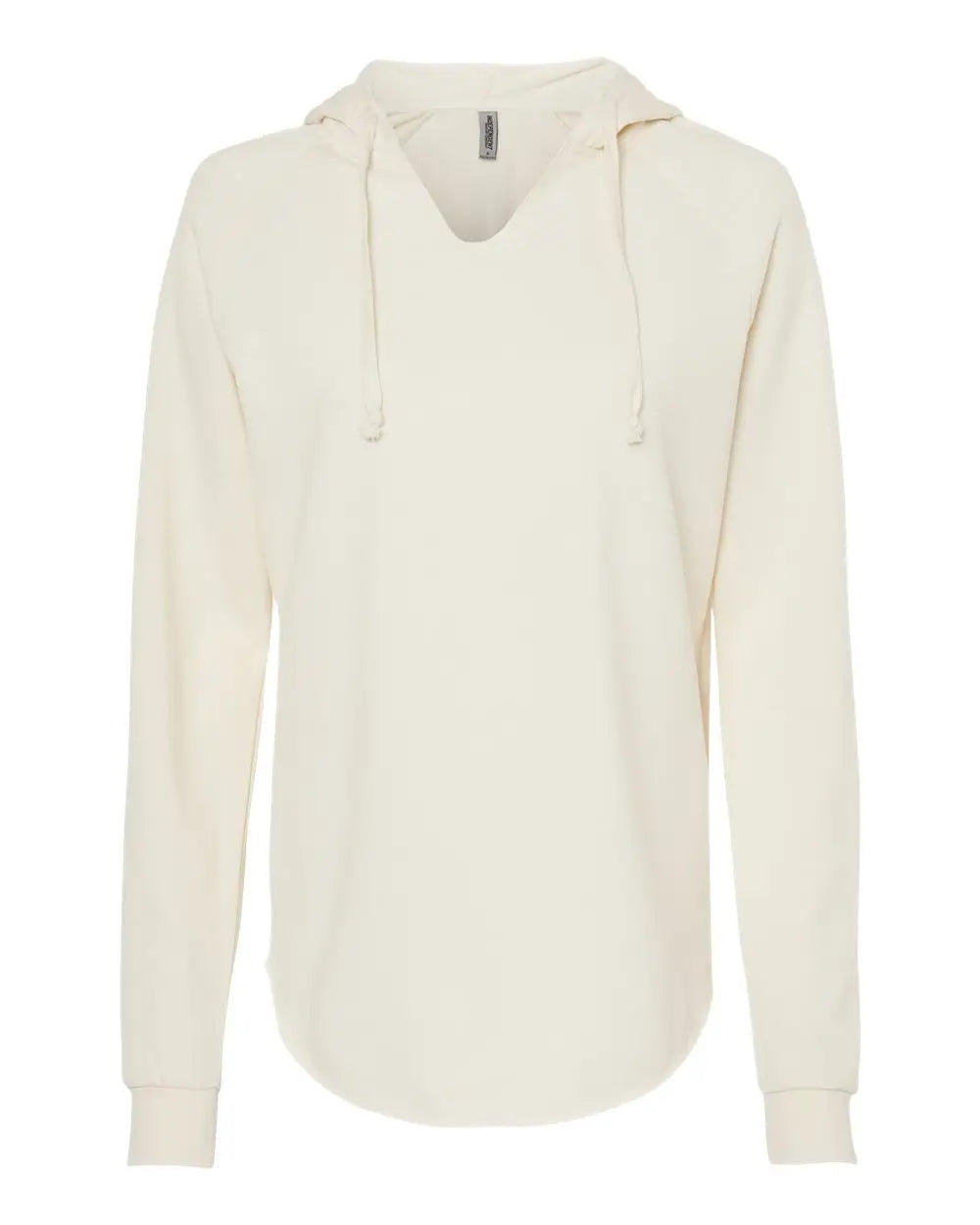 Independent Trading Co. Prm2500 Women’s Lightweight California Wave Wash Hooded Sweatshirt - Bone - Ivory / Xs