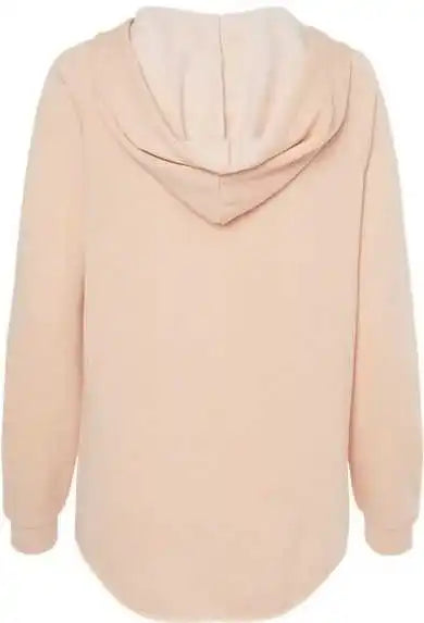 Independent Trading co Prm2500 Womens Lightweight California Wave Wash Hooded Sweatshirt Blush