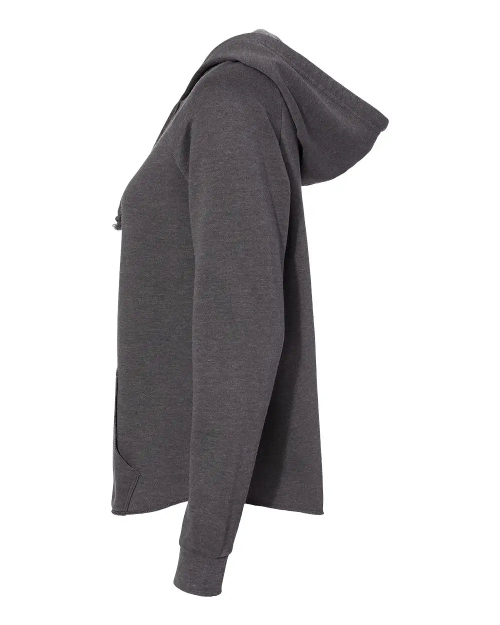 Independent Trading Co. Prm2500z Women’s California Wave Wash Full-zip Hooded Sweatshirt - Shadow