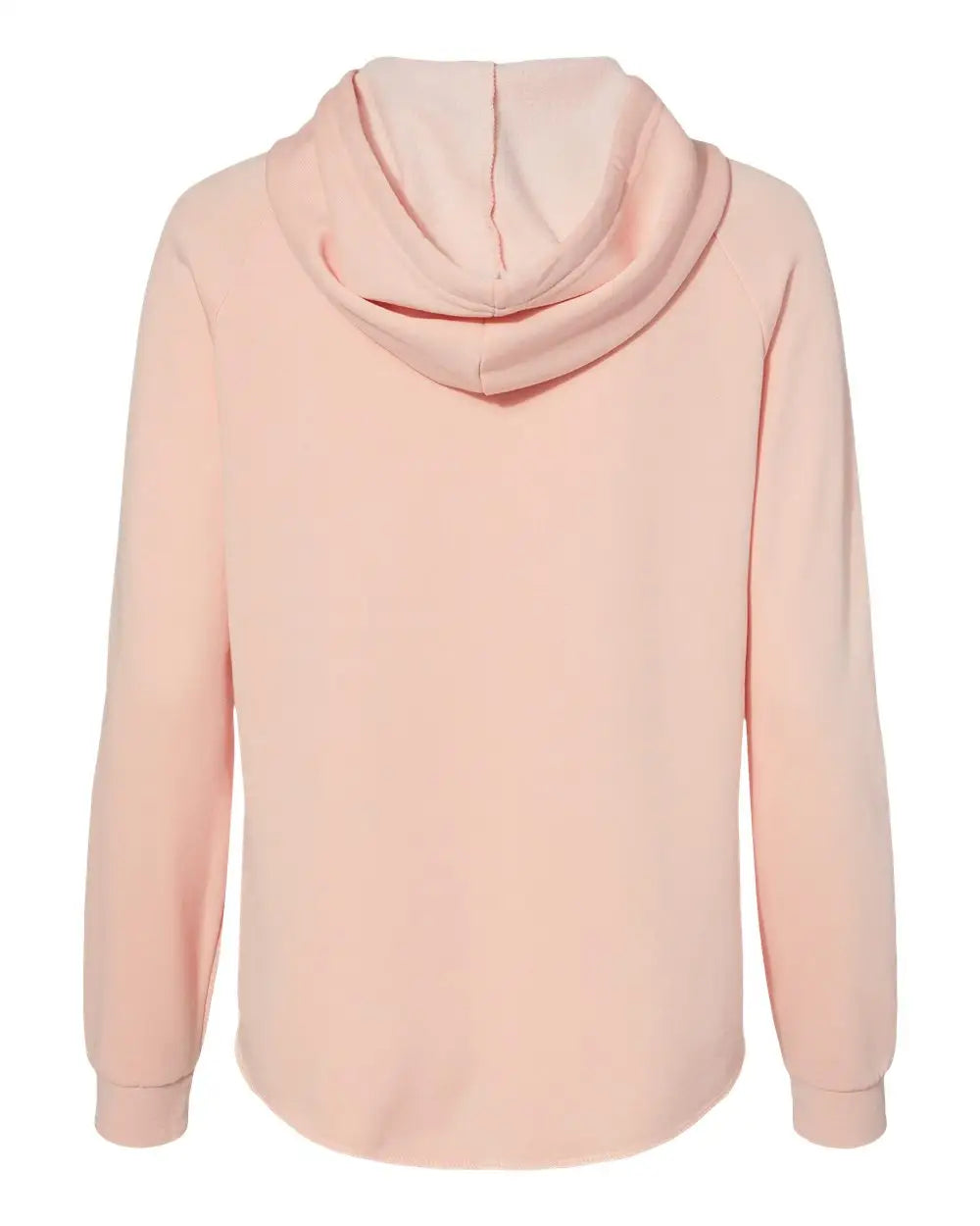 Independent Trading Co. Prm2500z Women’s California Wave Wash Full-zip Hooded Sweatshirt - Blush - Xs