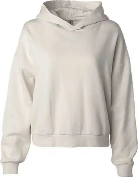 Independent Trading co Prm2600 Women’s California Wave Wash Sunday Hooded Sweatshirt Bone