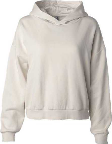Independent Trading co Prm2600 Women’s California Wave Wash Sunday Hooded Sweatshirt - Bone