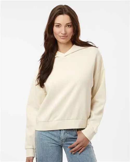 Independent Trading Co. Prm2600 Women’s California Wave Wash Sunday Hooded Sweatshirt - Bone