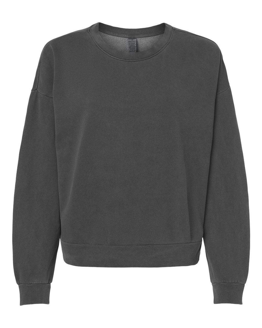 Independent Trading Co. Prm2700 Women’s California Wave Wash Sunday Crewneck Sweatshirt - Pigment Black