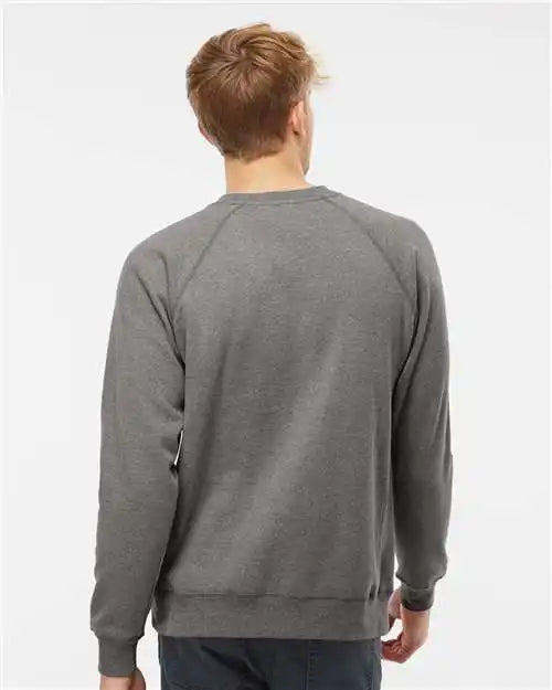 Independent Trading Co. Prm30sbc Special Blend Crewneck Raglan Sweatshirt - Nickel