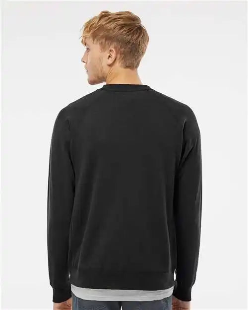 Independent Trading Co. Prm30sbc Special Blend Crewneck Raglan Sweatshirt - Black
