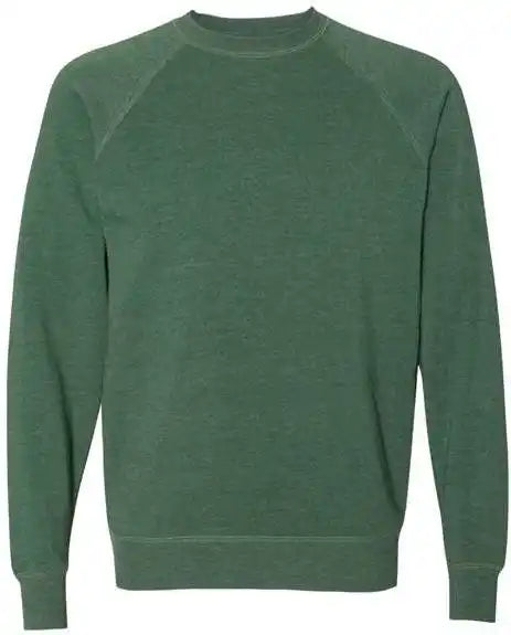 Independent Trading co Prm30sbc Unisex Special Blend Raglan Sweatshirt - Moss