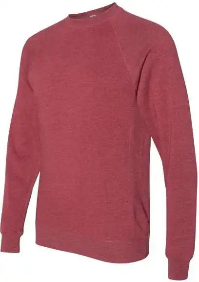 Independent Trading co Prm30sbc Unisex Special Blend Raglan Sweatshirt - Crimson