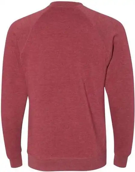 Independent Trading co Prm30sbc Unisex Special Blend Raglan Sweatshirt - Crimson