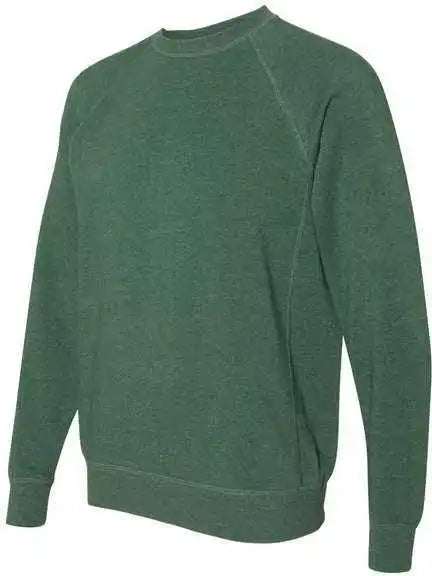 Independent Trading co Prm30sbc Unisex Special Blend Raglan Sweatshirt - Moss
