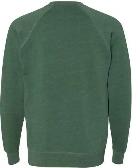 Independent Trading co Prm30sbc Unisex Special Blend Raglan Sweatshirt - Moss