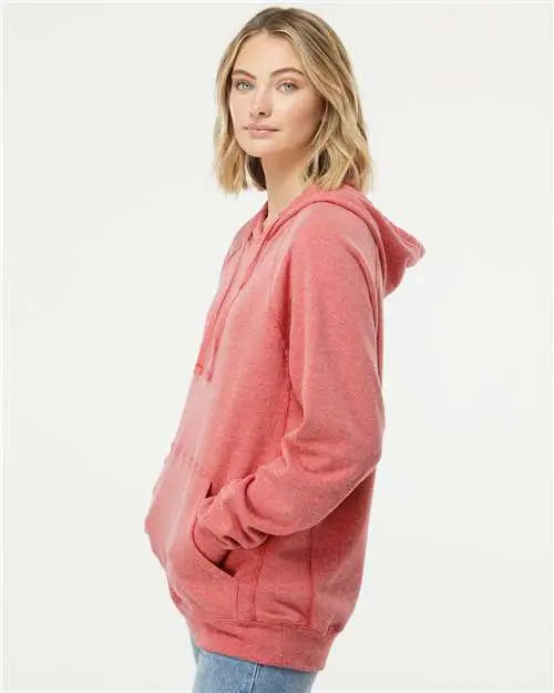 Independent Trading Co. Prm33sbp Special Blend Raglan Hooded Sweatshirt - Pomegranate