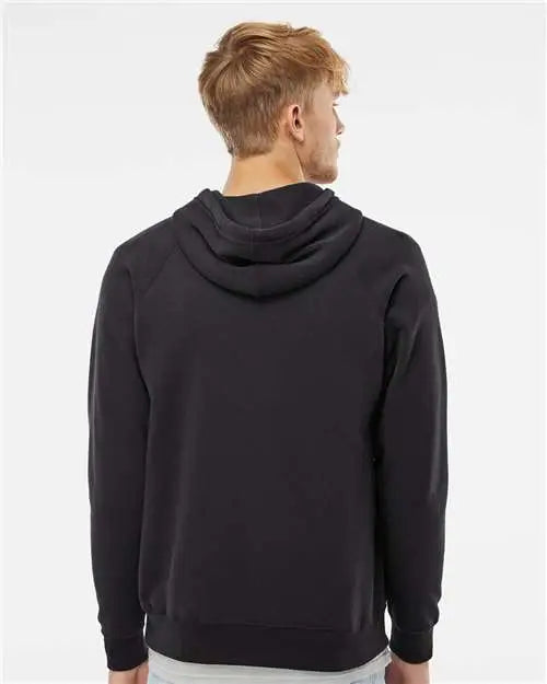Independent Trading Co. Prm33sbp Special Blend Raglan Hooded Sweatshirt - Black