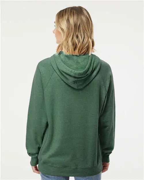 Independent Trading Co. Prm33sbp Special Blend Raglan Hooded Sweatshirt - Moss