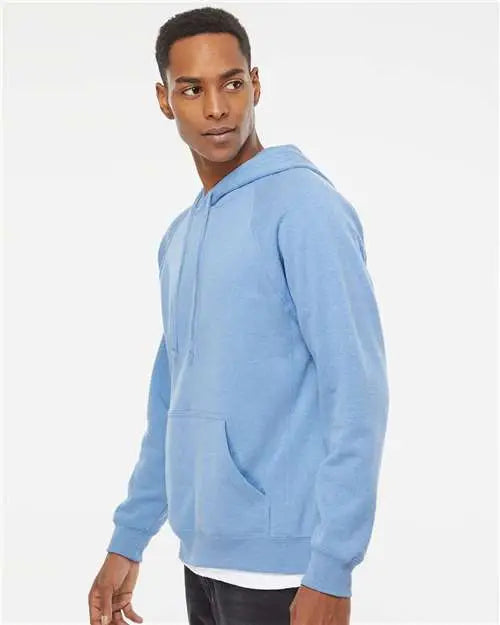 Independent Trading Co. Prm33sbp Special Blend Raglan Hooded Sweatshirt - Pacific