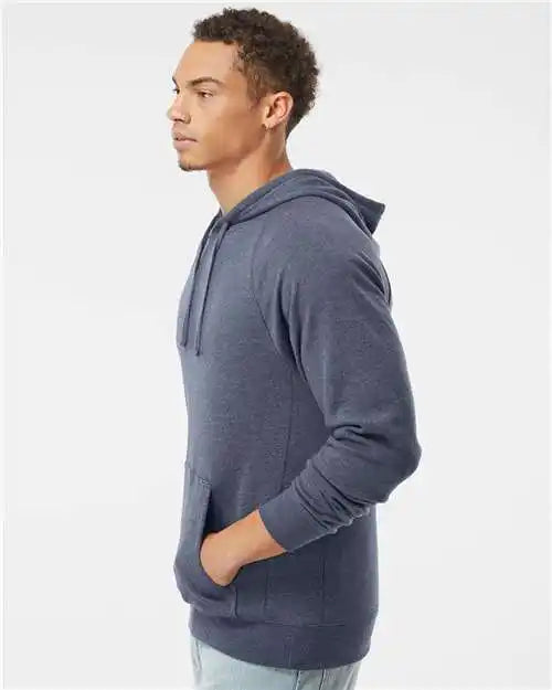 Independent Trading Co. Prm33sbp Special Blend Raglan Hooded Sweatshirt - Midnight Navy