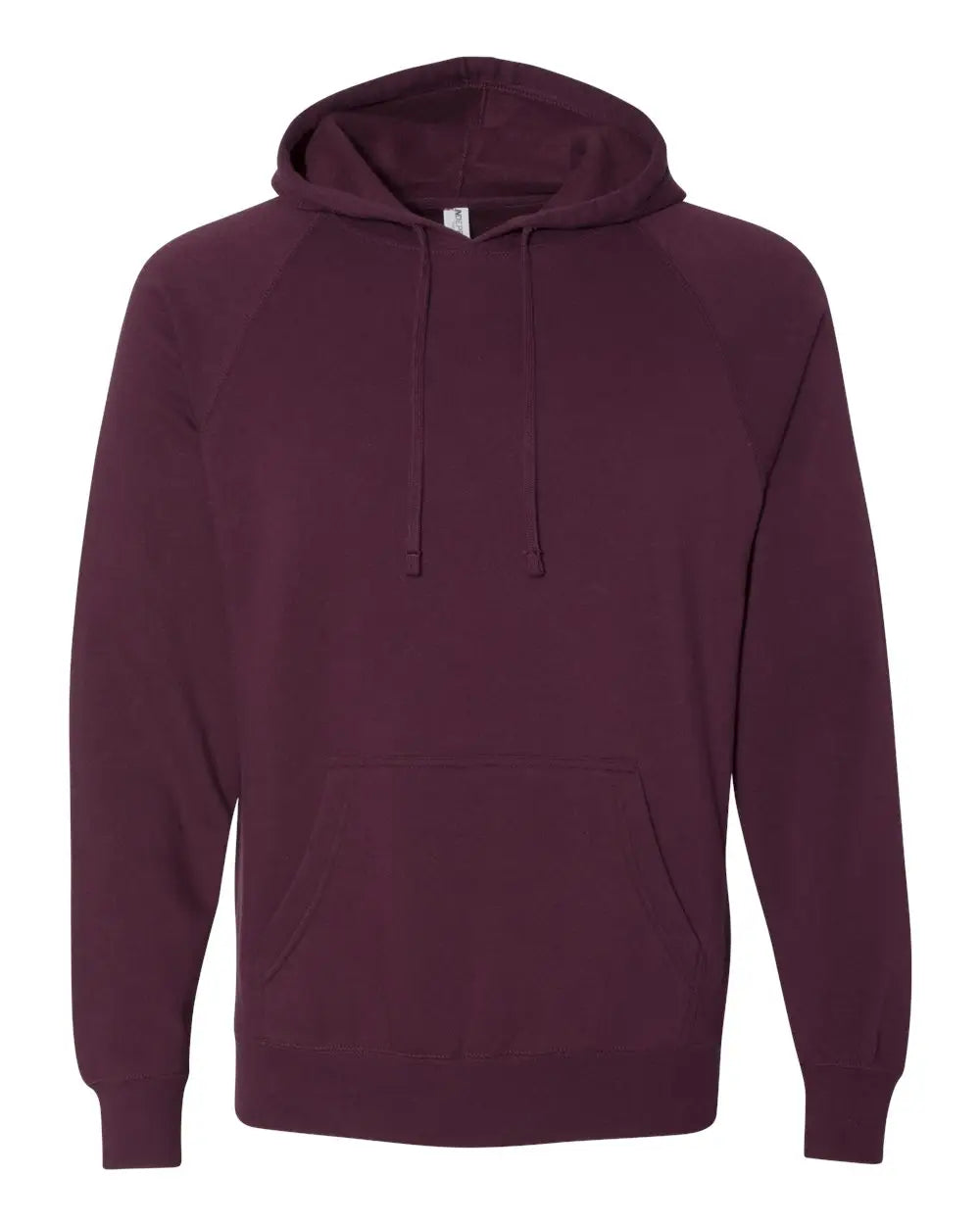 Independent Trading Co. Prm33sbp Special Blend Raglan Hooded Sweatshirt - Maroon - Xs