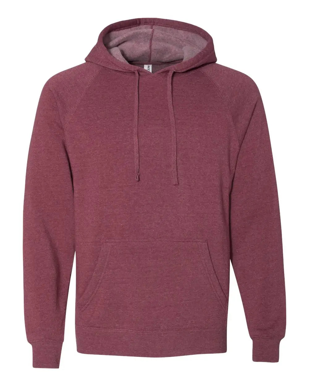 Independent Trading Co. Prm33sbp Special Blend Raglan Hooded Sweatshirt - Crimson - Cardinal / Xs