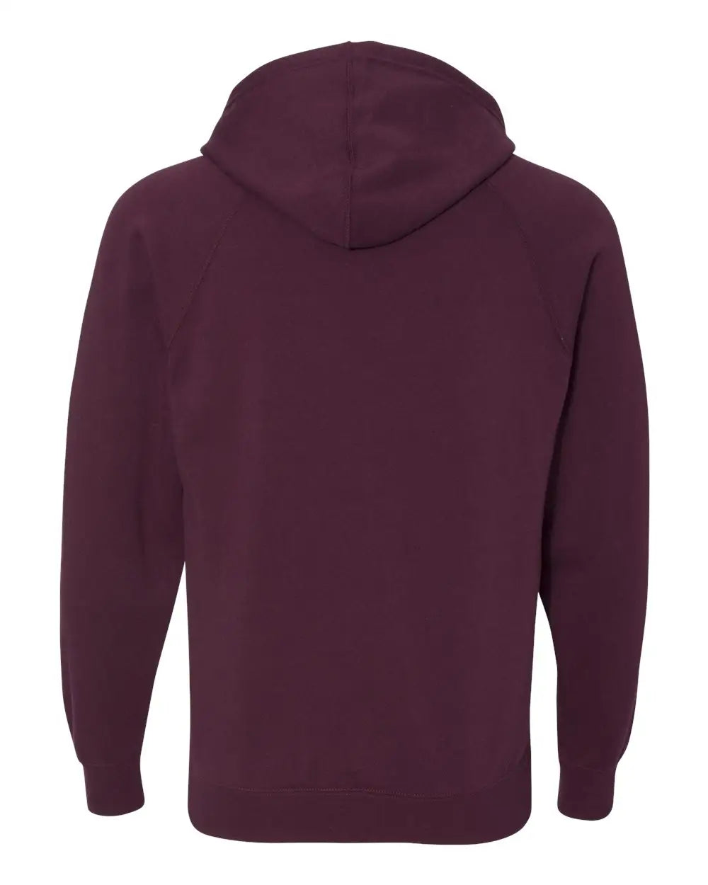 Independent Trading Co. Prm33sbp Special Blend Raglan Hooded Sweatshirt - Maroon - Xs