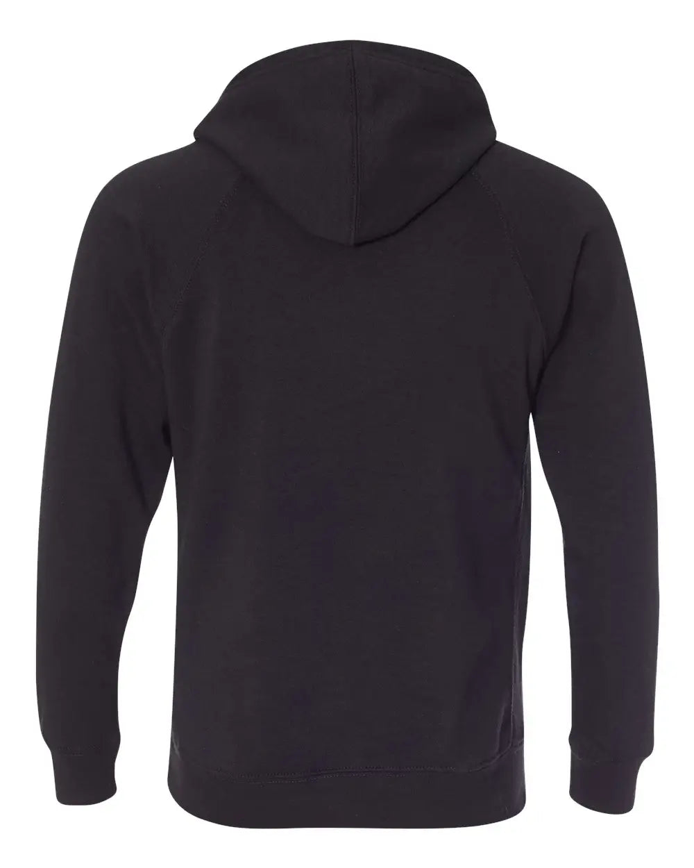 Independent Trading Co. Prm33sbp Special Blend Raglan Hooded Sweatshirt - Black - Xs