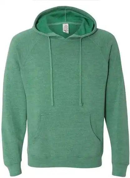 Independent Trading co Prm33sbp Unisex Special Blend Raglan Hooded Sweatshirt - Sea Green