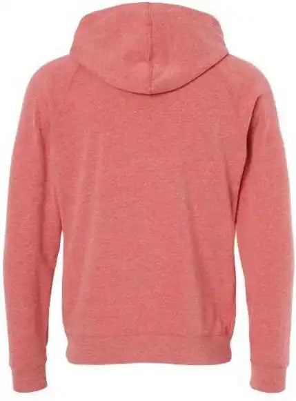 Independent Trading co Prm33sbp Unisex Special Blend Raglan Hooded Sweatshirt - Pomegranate