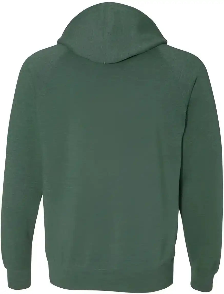 Independent Trading co Prm33sbp Unisex Special Blend Raglan Hooded Sweatshirt Moss
