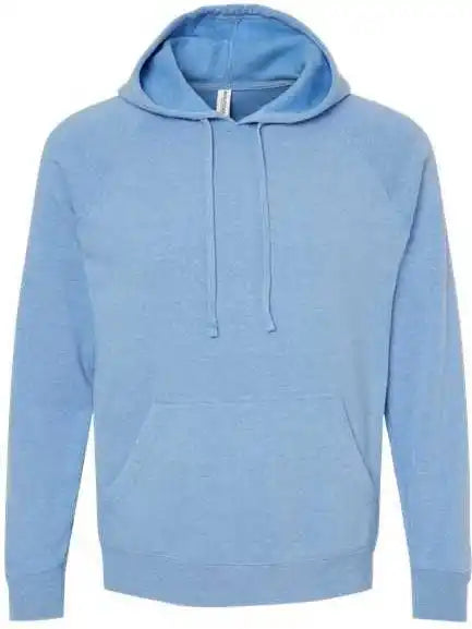 Independent Trading co Prm33sbp Unisex Special Blend Raglan Hooded Sweatshirt Pacific