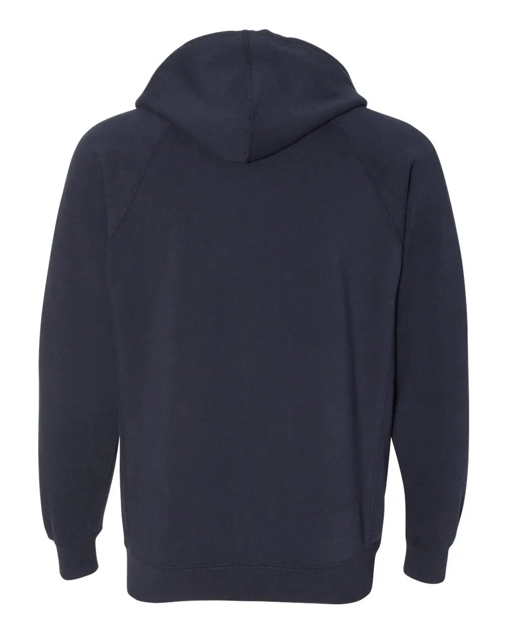 Independent Trading Co. Prm33sbz Special Blend Raglan Full-zip Hooded Sweatshirt - Classic Navy - Xs