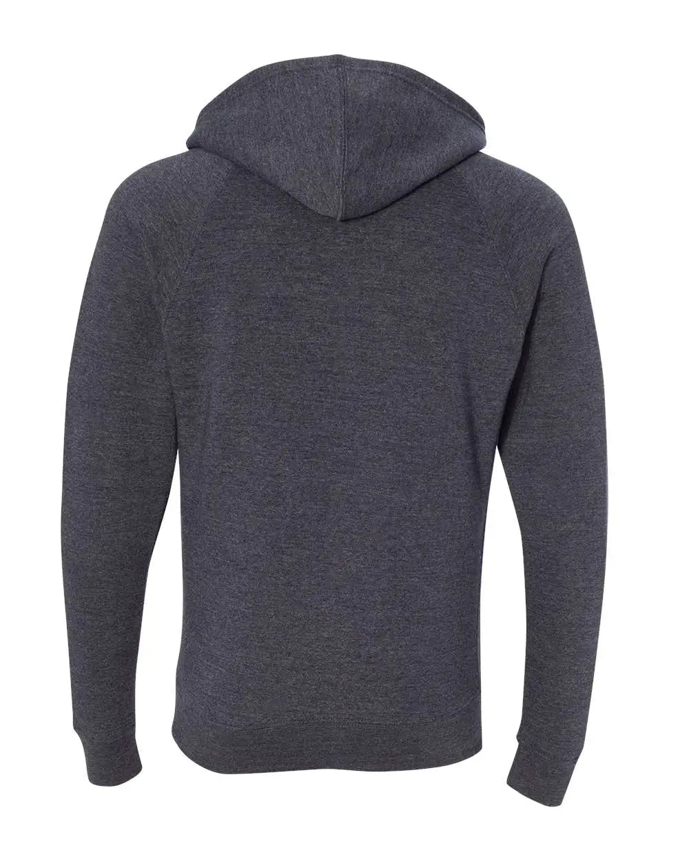 Independent Trading Co. Prm33sbz Special Blend Raglan Full-zip Hooded Sweatshirt - Midnight Navy - Xs