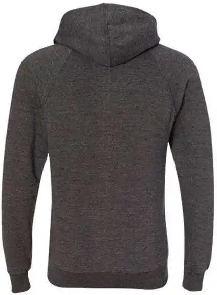 Independent Trading co Prm33sbz Unisex Special Blend Raglan Full Zip Hooded Sweatshirt Carbon