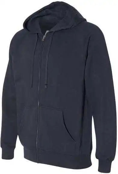 Independent Trading co Prm33sbz Unisex Special Blend Raglan Full Zip Hooded Sweatshirt Classic Navy