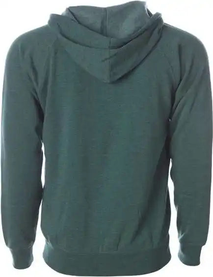 Independent Trading co Prm33sbz Unisex Special Blend Raglan Full-zip Hooded Sweatshirt - Moss