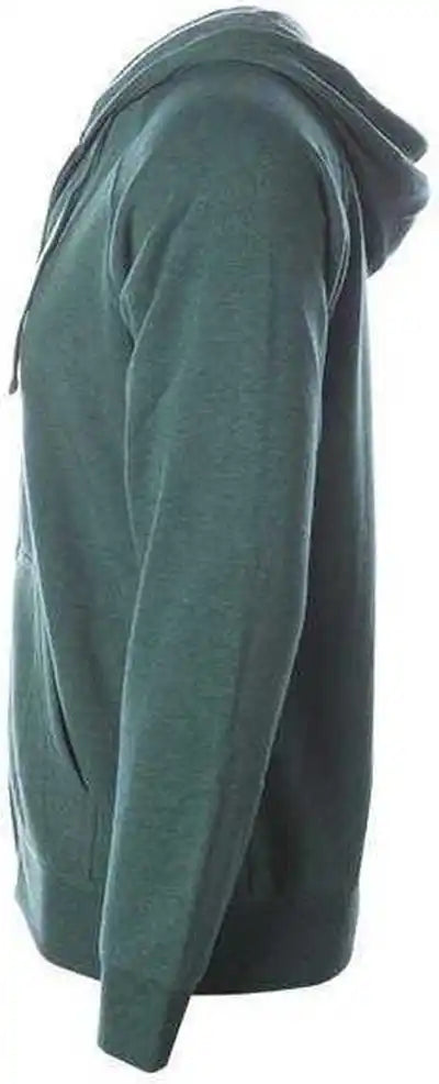 Independent Trading co Prm33sbz Unisex Special Blend Raglan Full-zip Hooded Sweatshirt - Moss