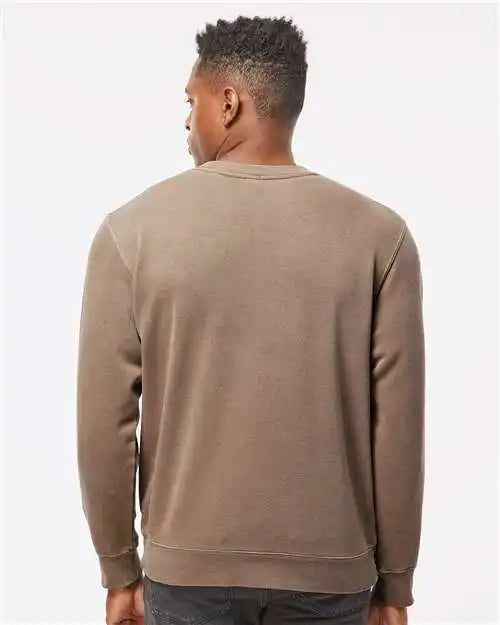 Independent Trading Co. Prm3500 Midweight Pigment-dyed Crewneck Sweatshirt - Pigment Clay