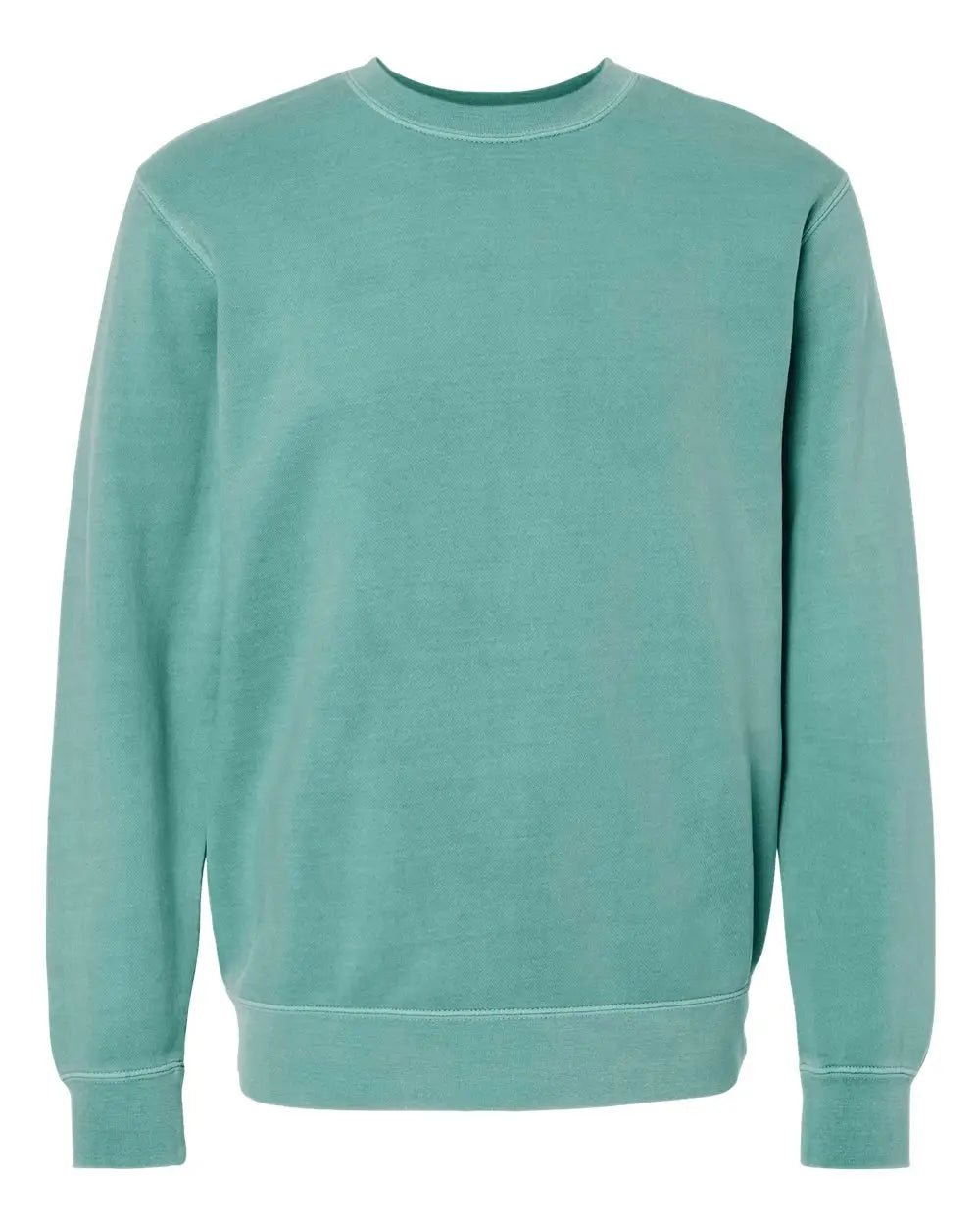 Independent Trading Co. Prm3500 Midweight Pigment-dyed Crewneck Sweatshirt - Pigment Mint - Xs