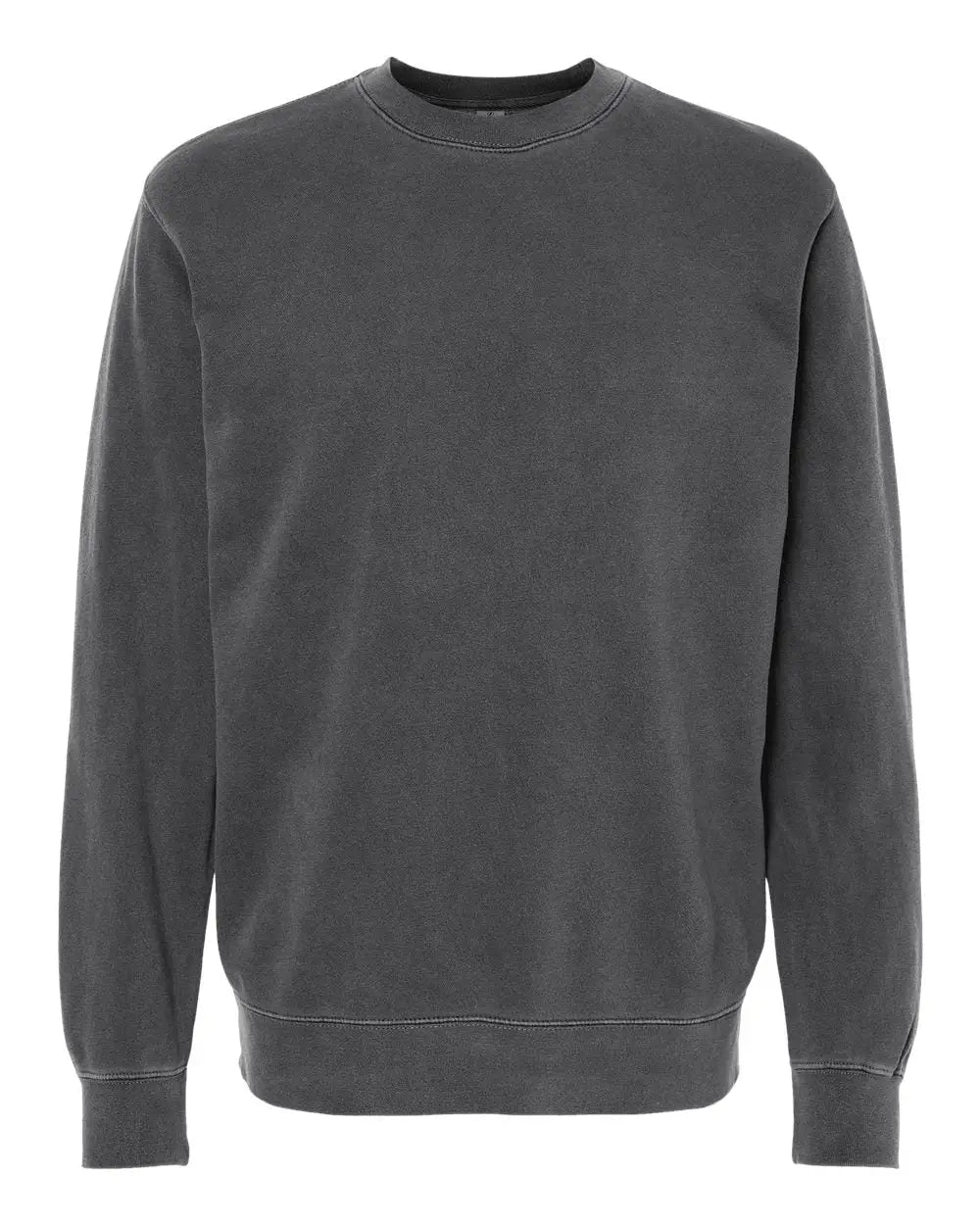 Independent Trading Co. Prm3500 Midweight Pigment-dyed Crewneck Sweatshirt - Pigment Black - Xs