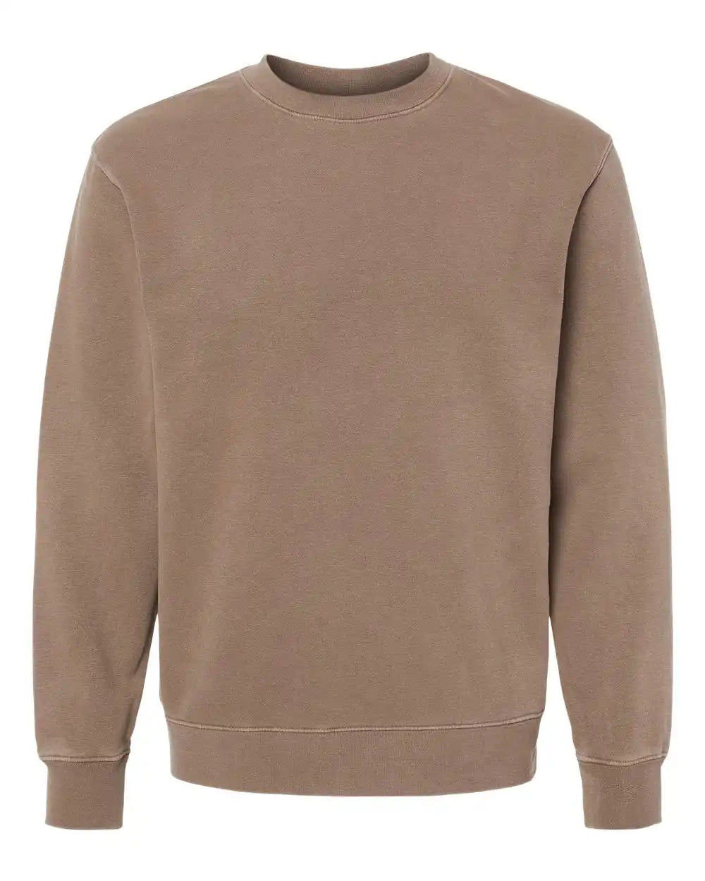 Independent Trading Co. Prm3500 Midweight Pigment-dyed Crewneck Sweatshirt - Pigment Clay - Xs