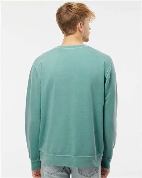 Independent Trading Co. Prm3500 Midweight Pigment-dyed Crewneck Sweatshirt - Pigment Mint