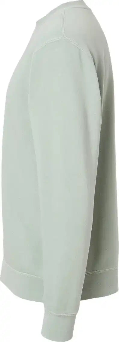 Independent Trading Co. Prm3500 Midweight Pigment-dyed Crewneck Sweatshirt - Pigment Sage