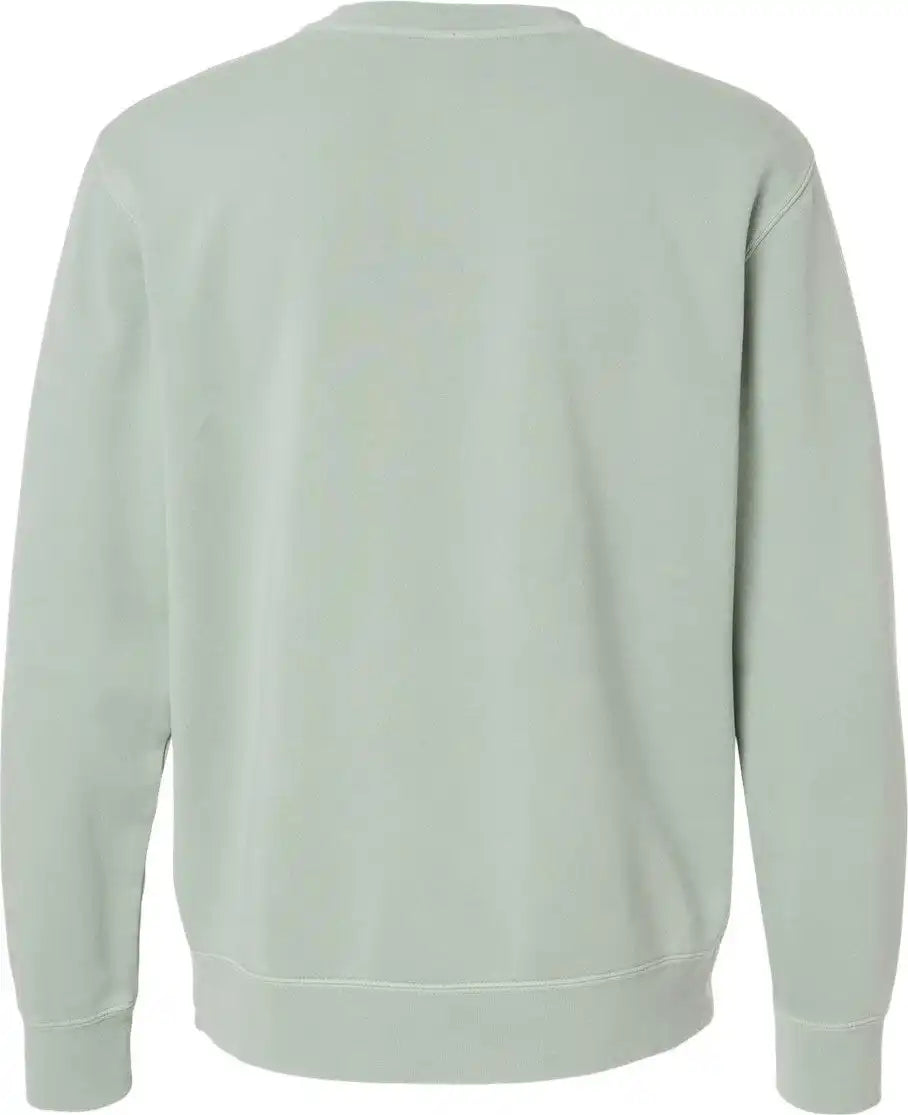 Independent Trading Co. Prm3500 Midweight Pigment-dyed Crewneck Sweatshirt - Pigment Sage - Xs
