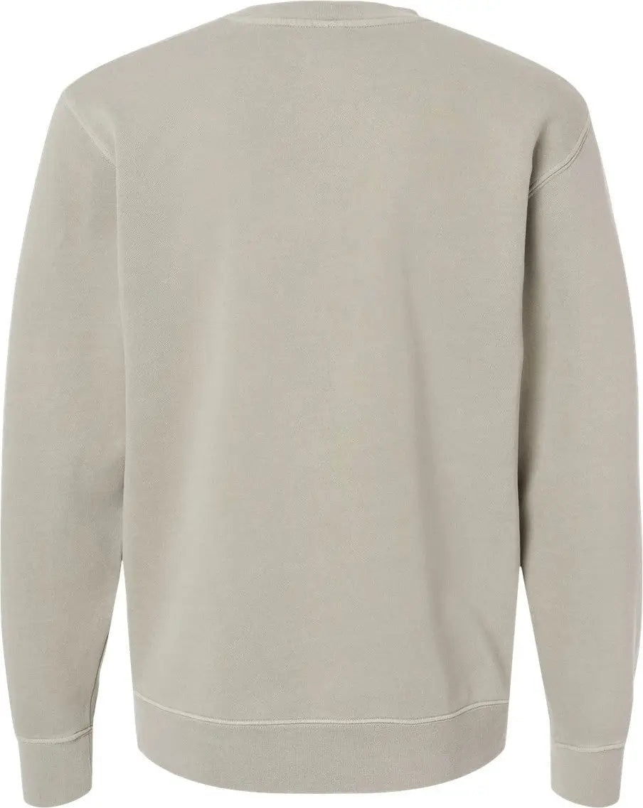 Independent Trading Co. Prm3500 Midweight Pigment-dyed Crewneck Sweatshirt - Pigment Cement