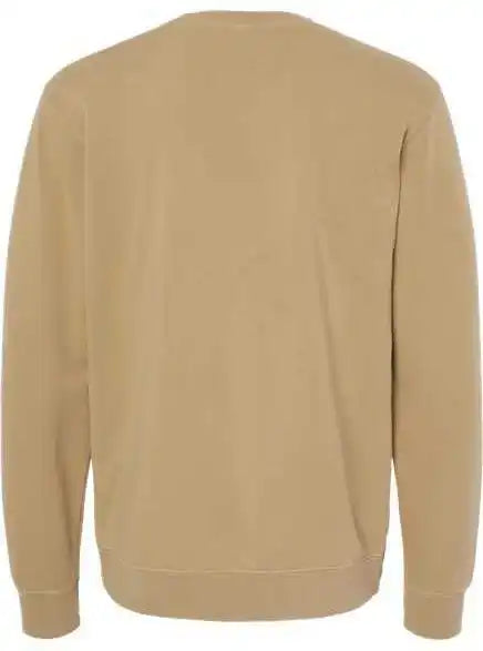 Independent Trading co Prm3500 Unisex Midweight Pigment-dyed Crewneck Sweatshirt - Pigment Sandstone