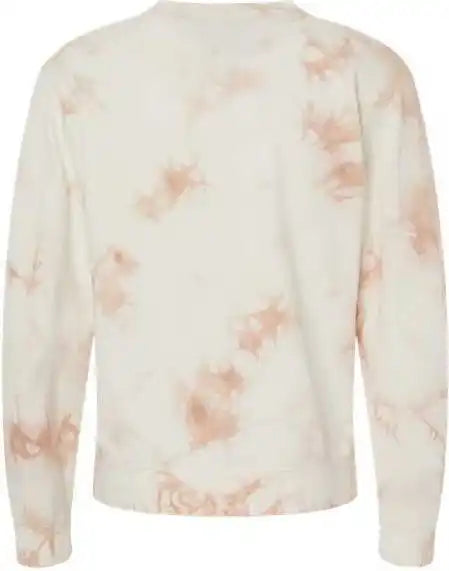 Independent Trading co Prm3500td Unisex Midweight Tie-dyed Sweatshirt - Tie Dye Dusty Pink