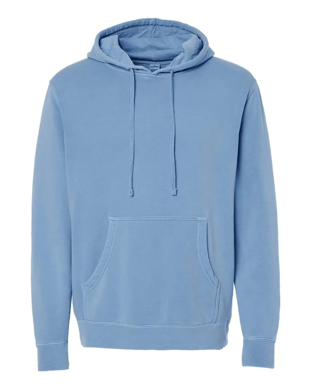 Independent Trading Co. Prm4500 Midweight Pigment-dyed Hooded Sweatshirt - Pigment Light Blue - Columbia / Xs