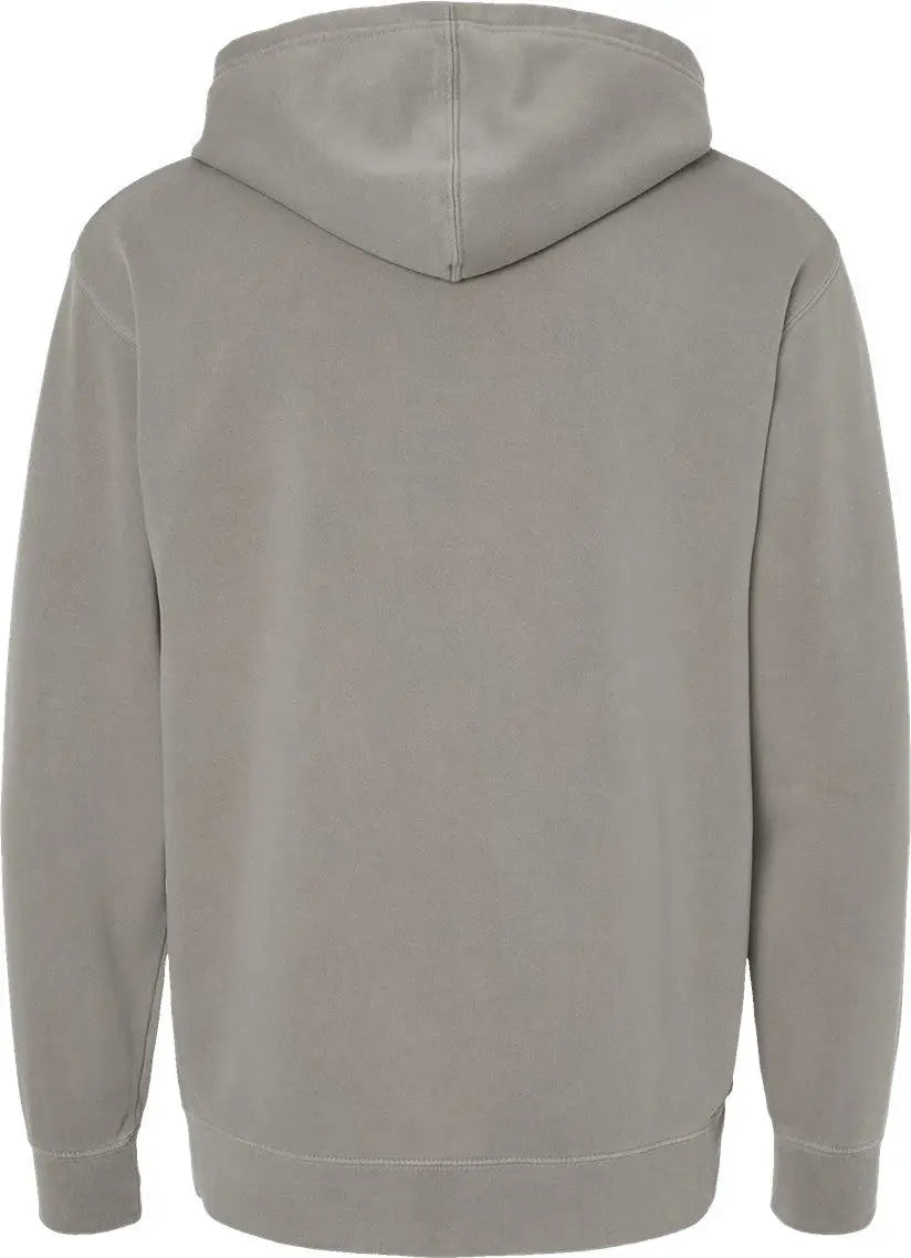 Independent Trading Co. Prm4500 Midweight Pigment-dyed Hooded Sweatshirt - Pigment Cement
