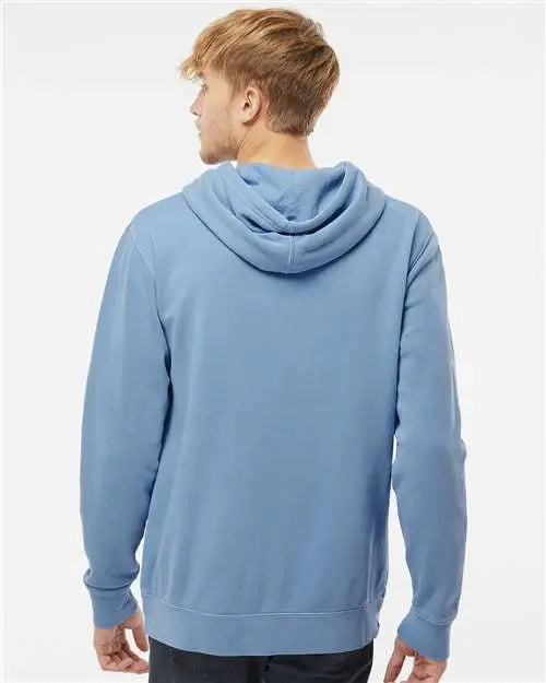 Independent Trading Co. Prm4500 Midweight Pigment-dyed Hooded Sweatshirt - Pigment Light Blue