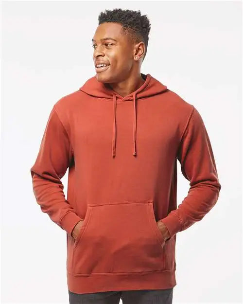 Independent Trading Co. Prm4500 Midweight Pigment-dyed Hooded Sweatshirt - Pigment Amber
