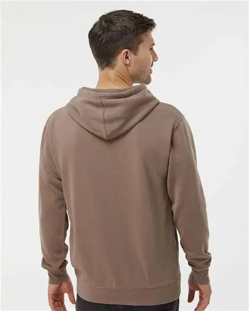 Independent Trading Co. Prm4500 Midweight Pigment-dyed Hooded Sweatshirt - Pigment Clay