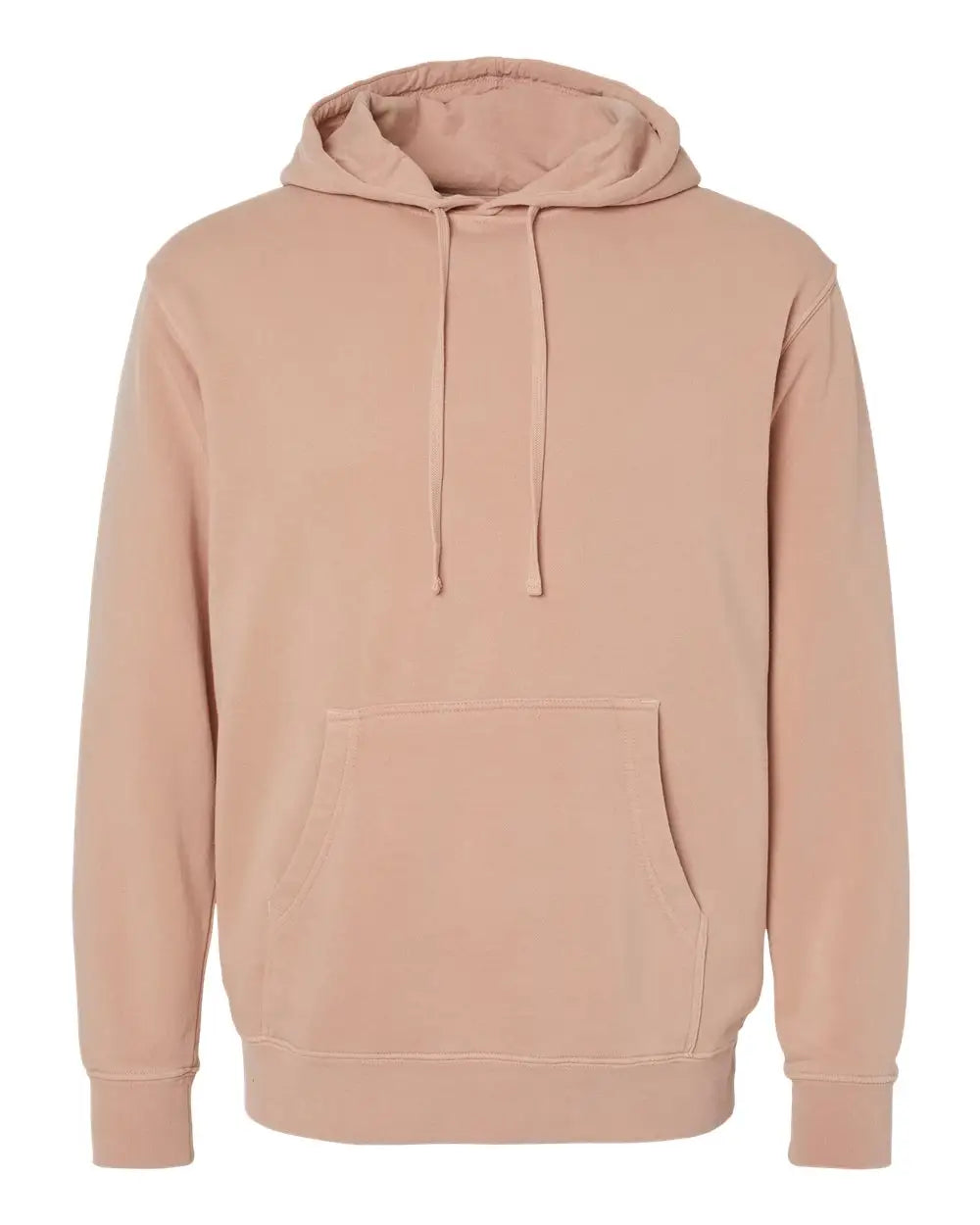 Independent Trading Co. Prm4500 Midweight Pigment-dyed Hooded Sweatshirt - Pigment Dusty Pink - Xs